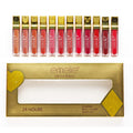 Emelie matte lipgloss pack of 12 colors