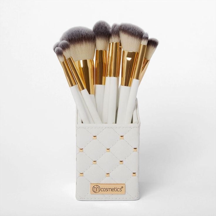 BH Cosmetics - Studded Elegance 12 Piece Brush Set with a Brush Stand