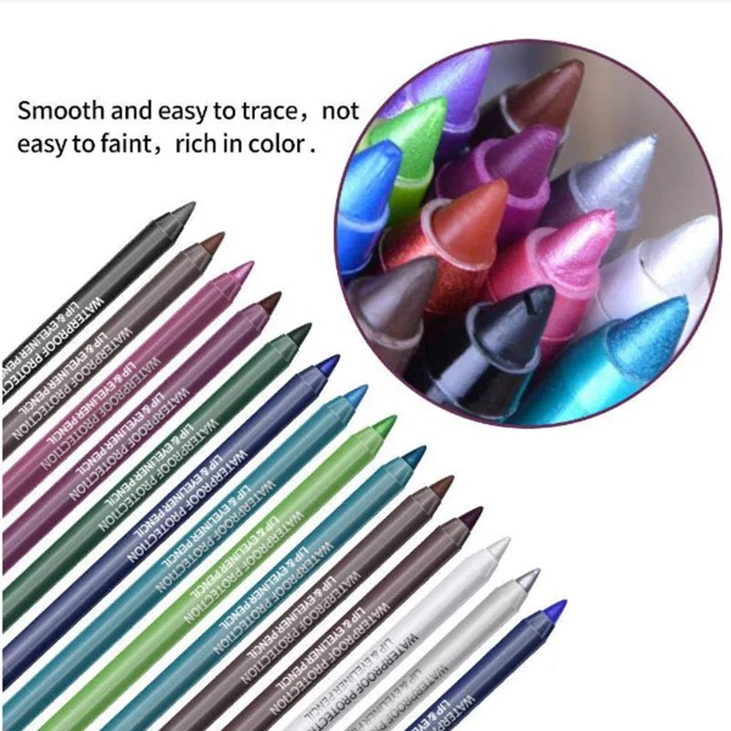Flormar color Eyeliner Pencils limited edition Premium pack of 12