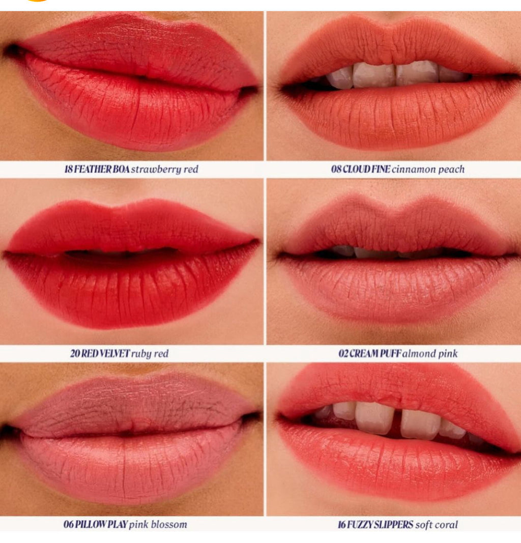 Benefit plush lip & cheek tint pack of 6