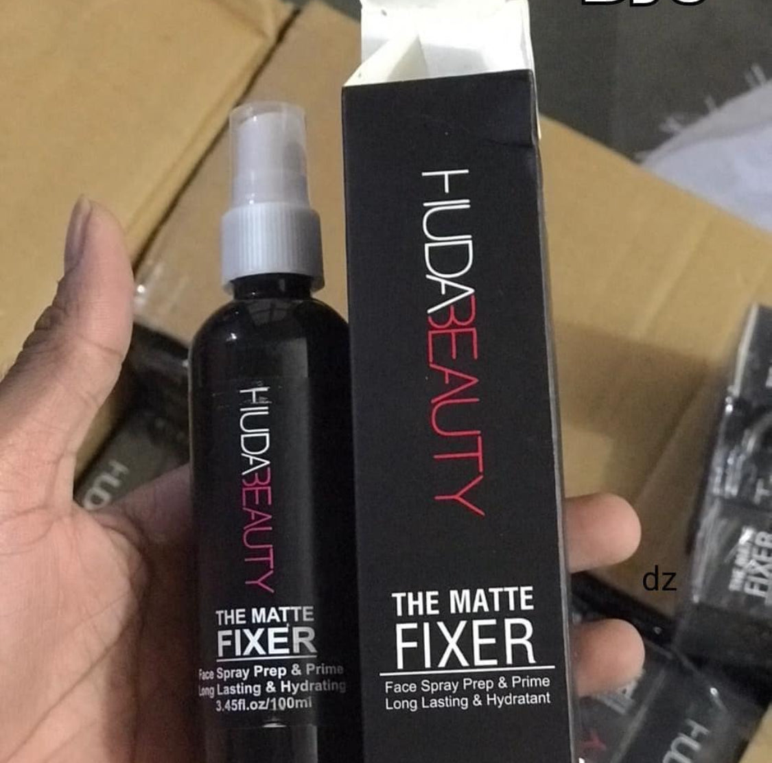 Huda Beauty The Matte Fixer Prep & Prime Setting Spray