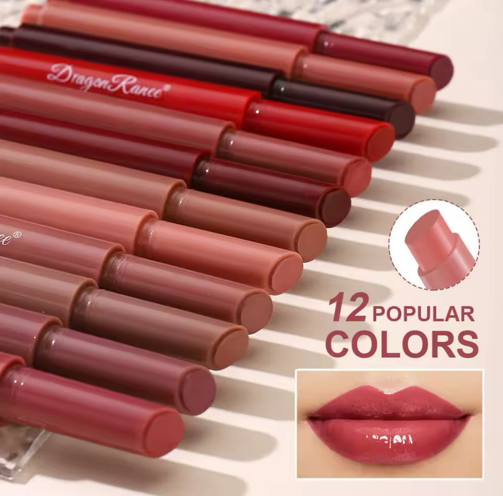 Dragon Ranee 12 colors lipstick pack waterproof