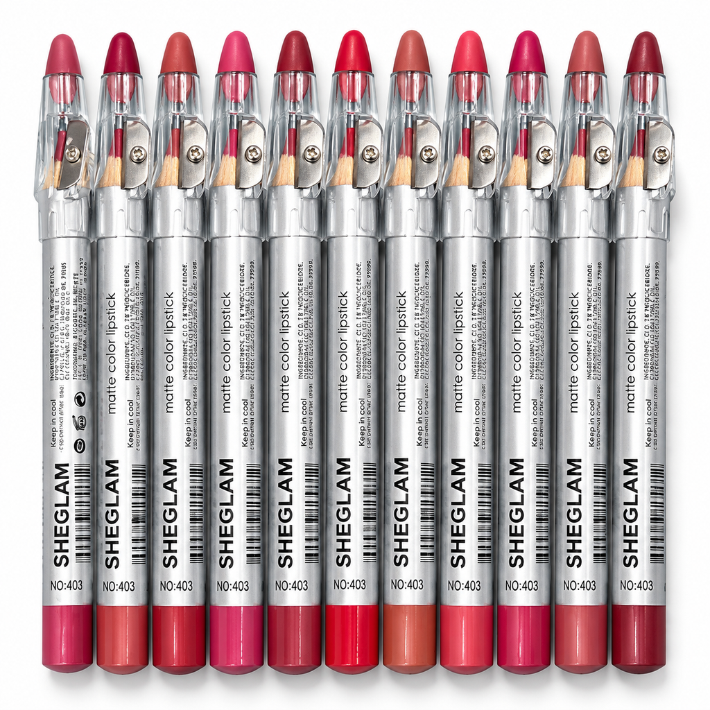 Sheglam 12 color lip liners pack