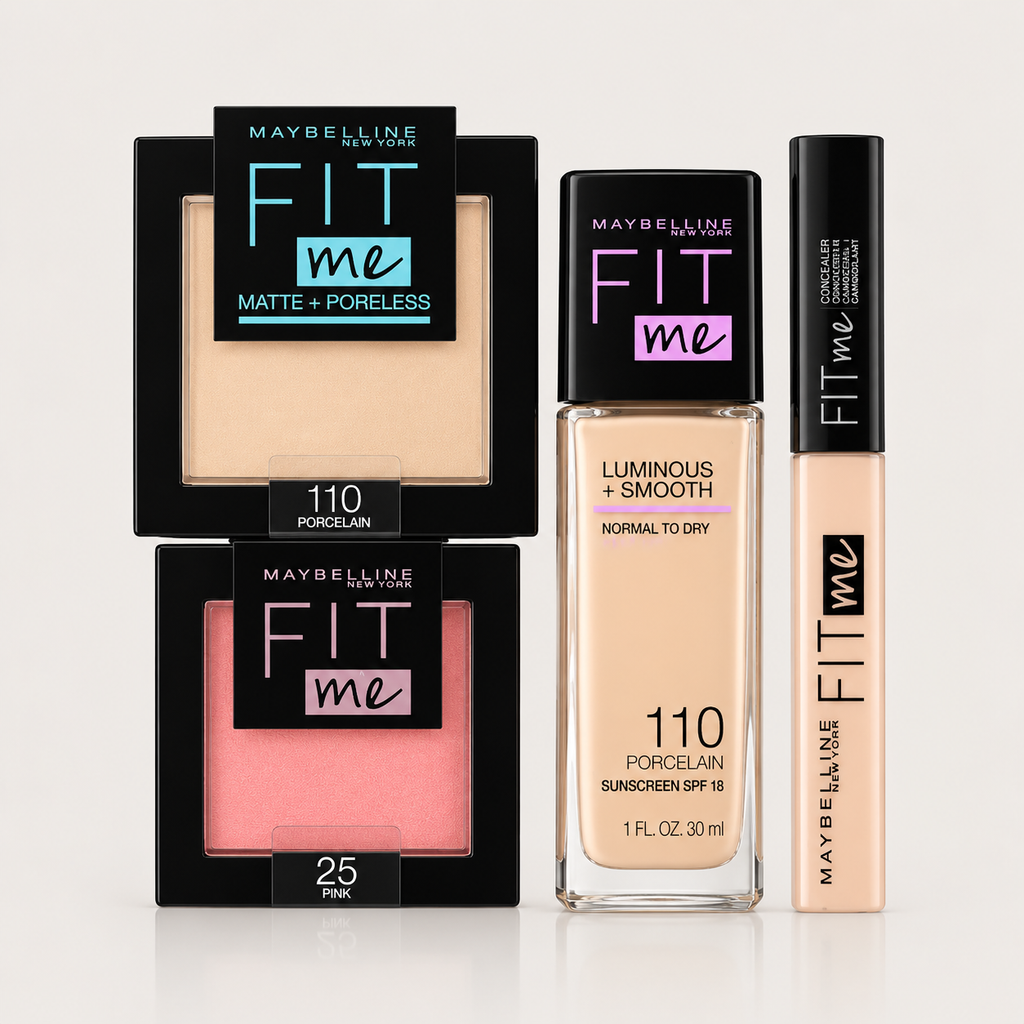 Maybelline Fit me 4 in 1 bundle pack