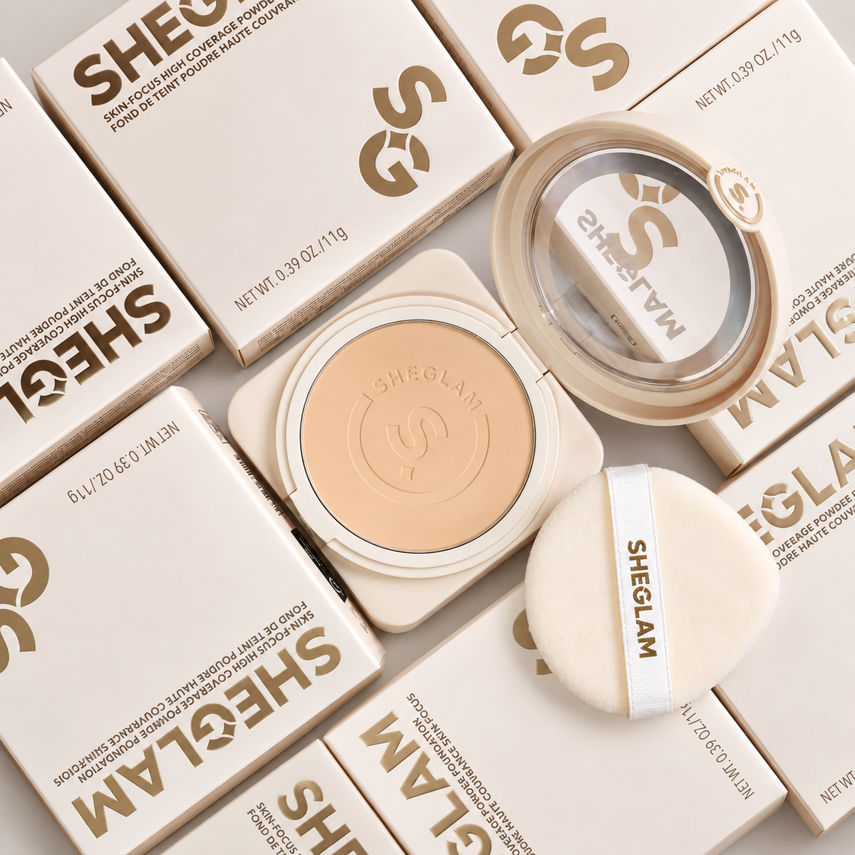 Sheglam Skin-Focus High Coverage Powder Foundation