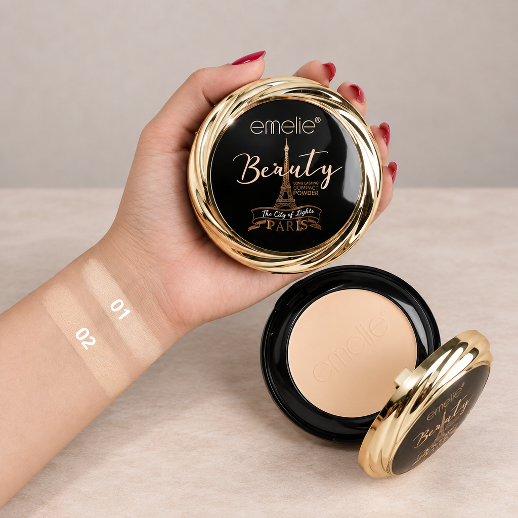 Emelie Beauty 2 in 1 Matte compact powder limited variant
