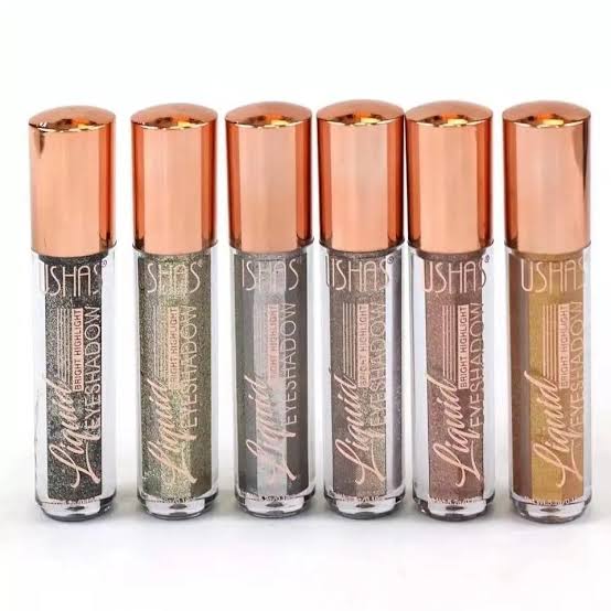 USHAS Liquid Eyeshadow Glitters Pack of 6