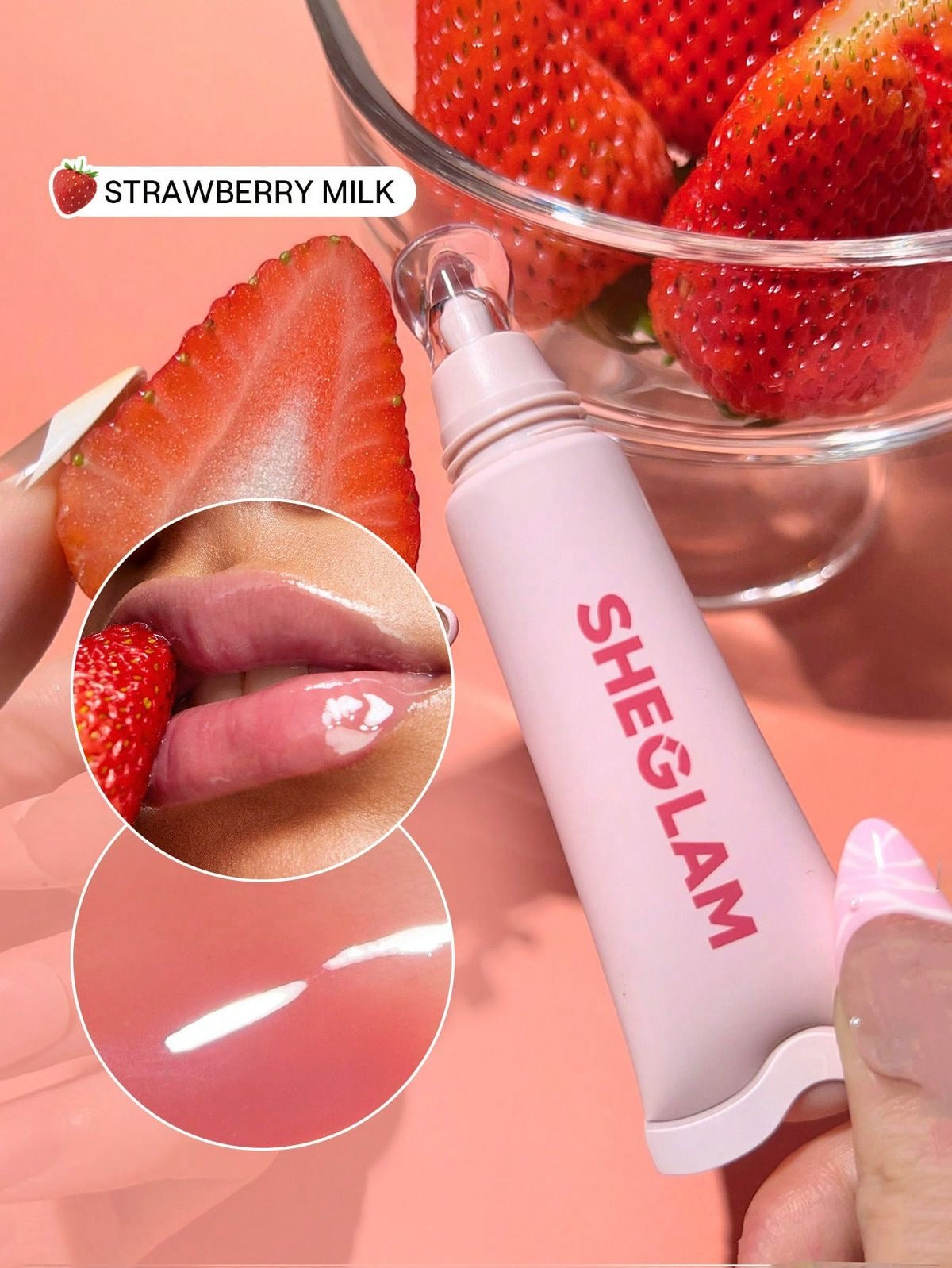 SHEGLAM Crystal Glaze Moisturizing Lip Tint (Deal of 4)