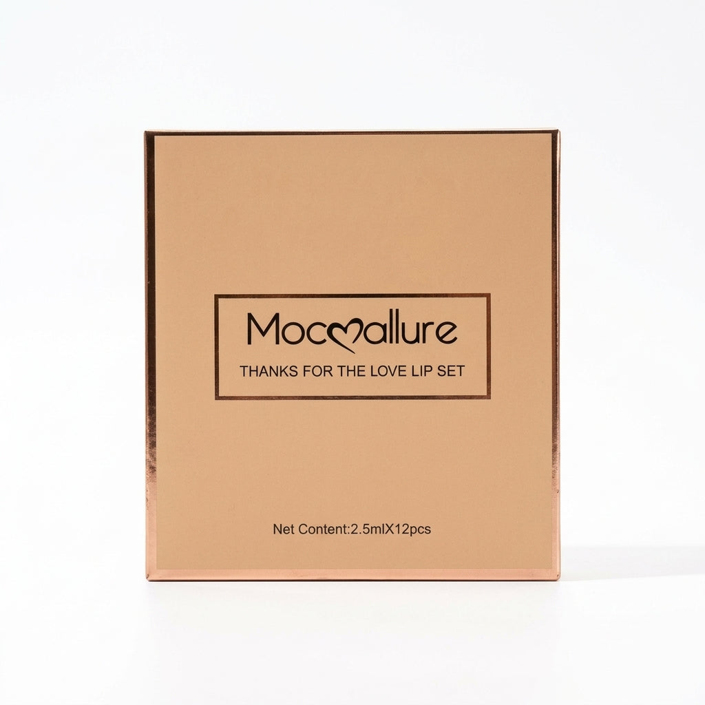Mocallure matte lipgloss pack of 12 colors