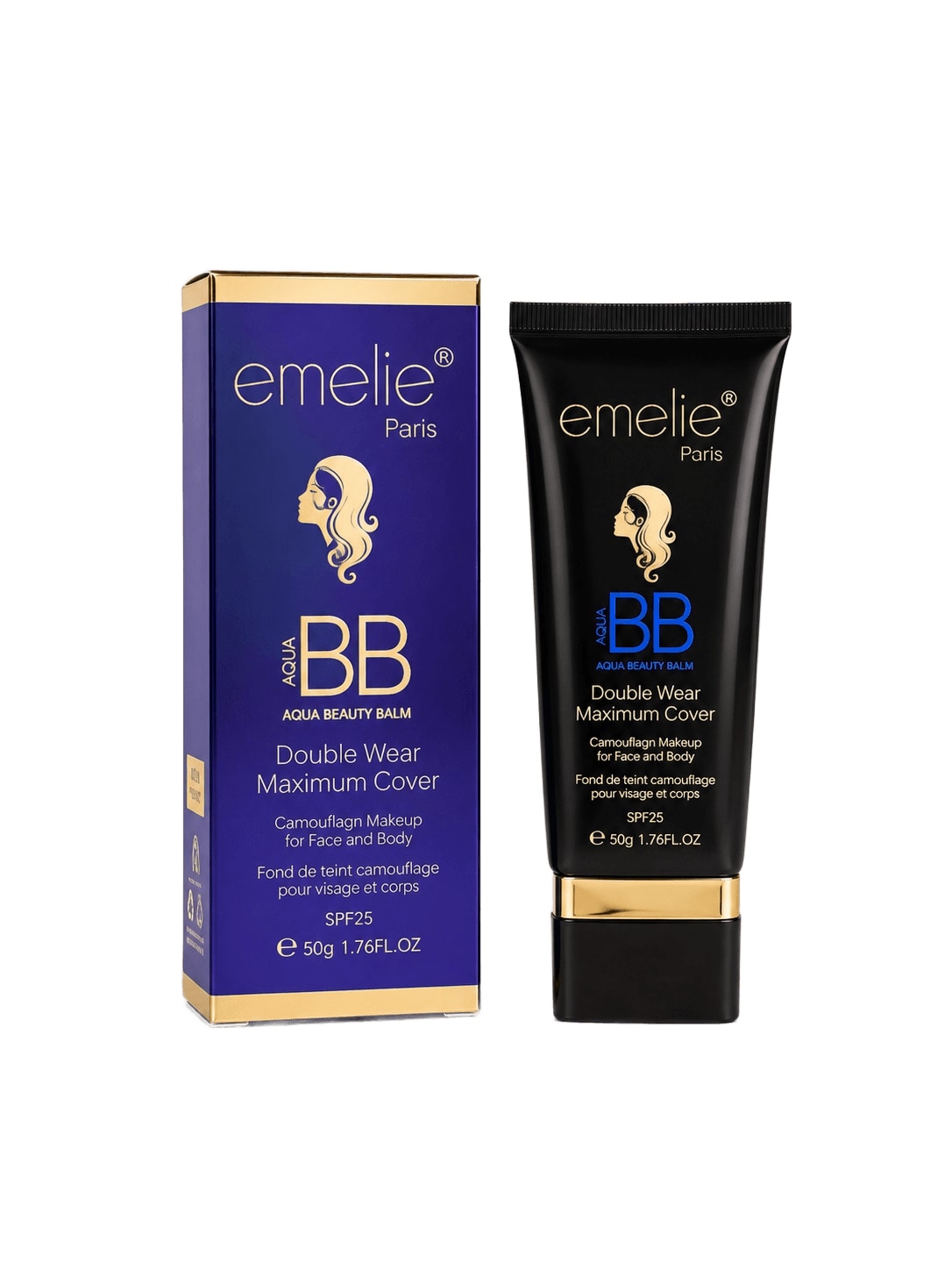 Emelie paris BB double wear maximum cover foundation