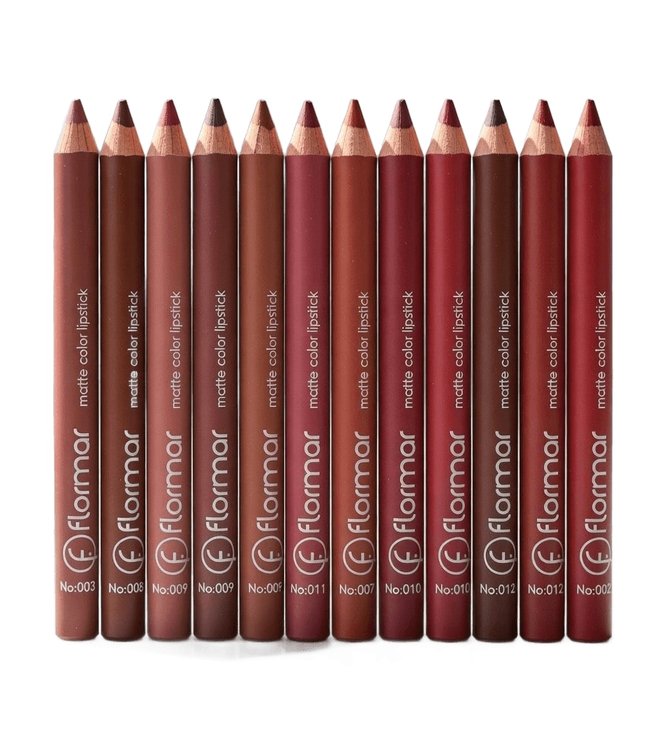 Flormar Lip pencils premium limited variant pack of 12