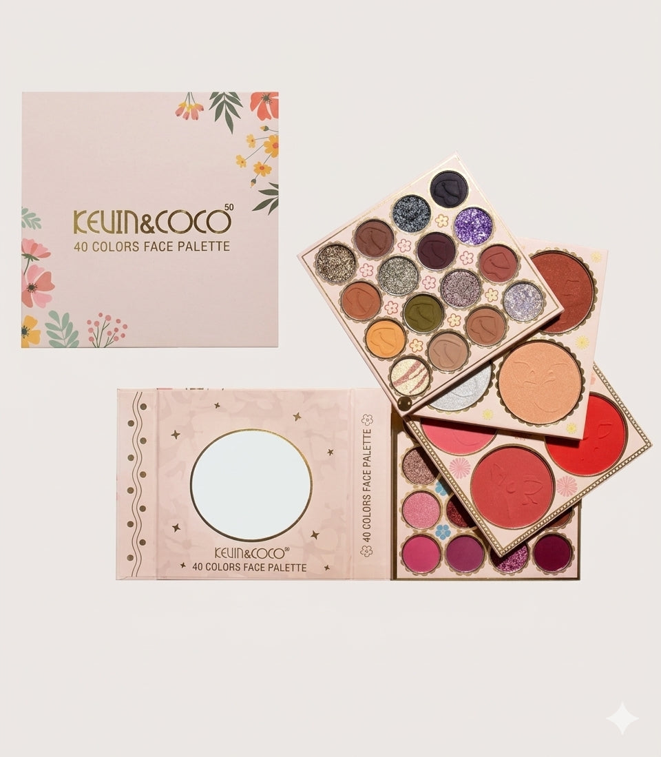 Kevin & Coco 40 Color Face Palette
