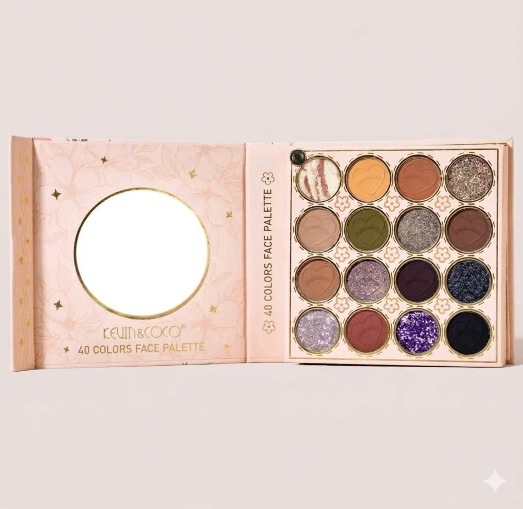Kevin & Coco 40 Color Face Palette