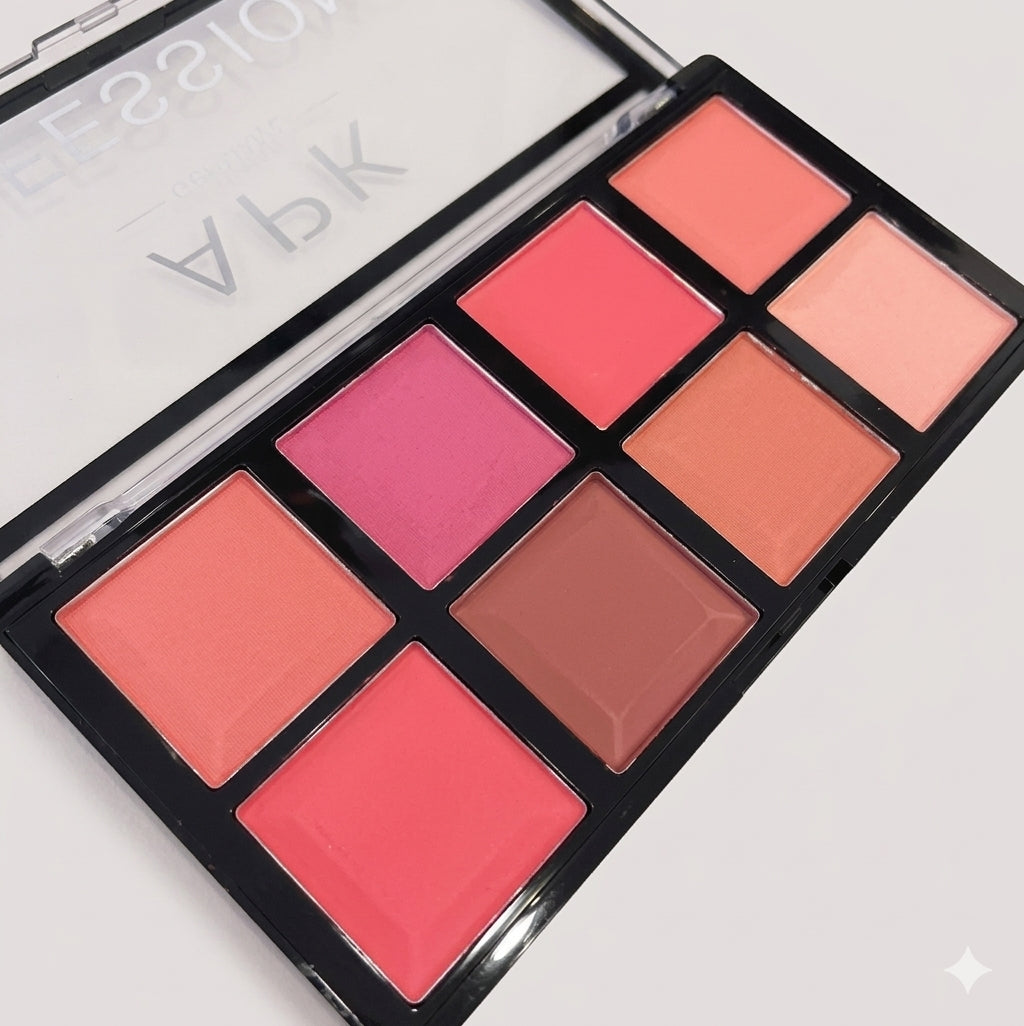 APK 8 color matte blusher pallete