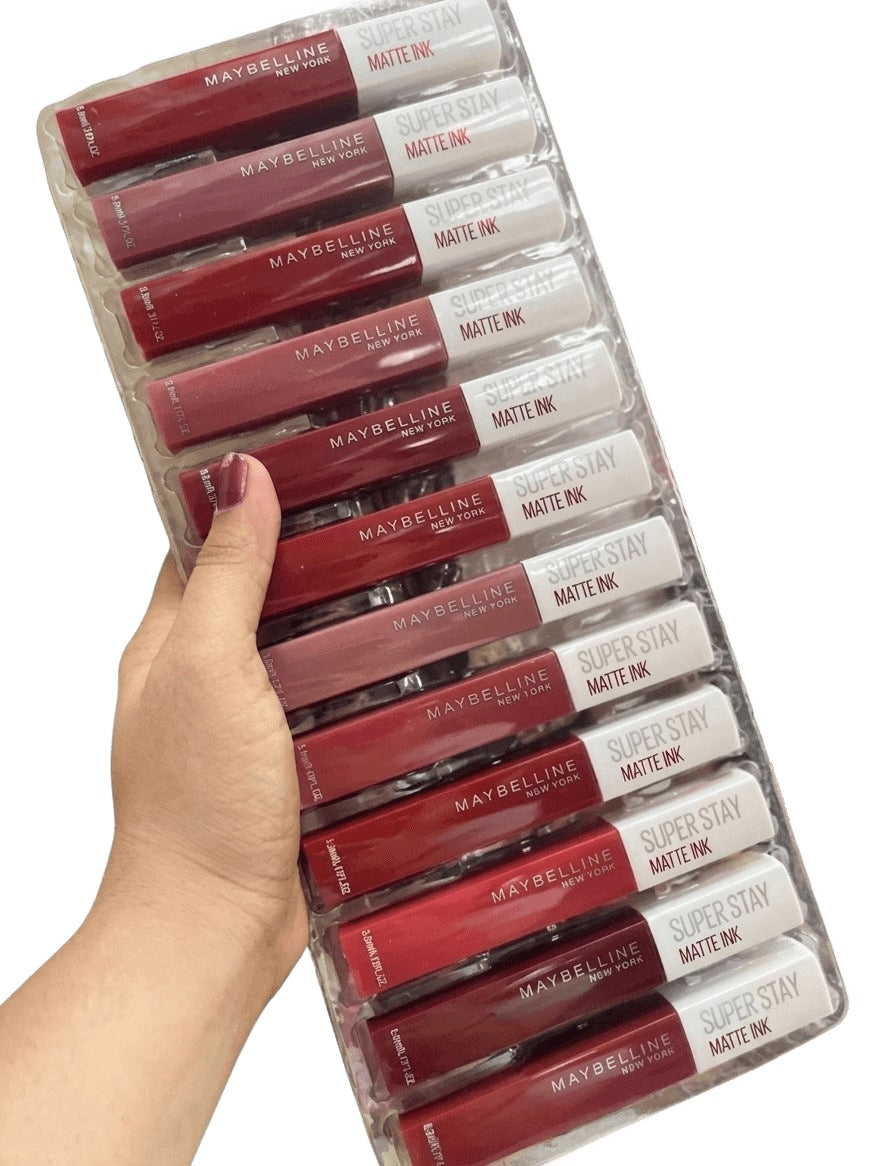 Maybelline superstay Matte lipgloss set