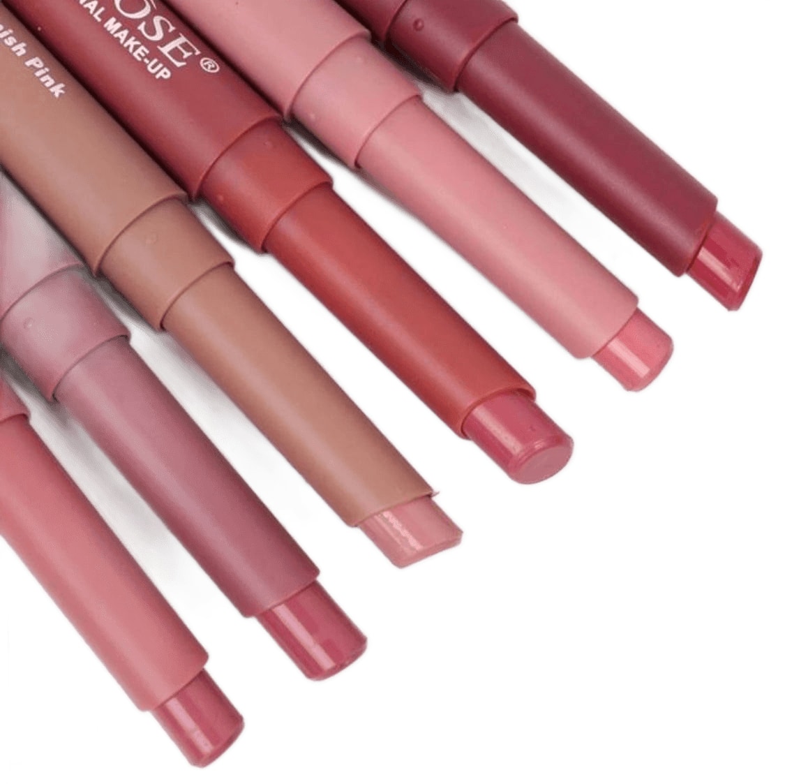 Missrose 6 colors Nude lipstick & lipliners pack