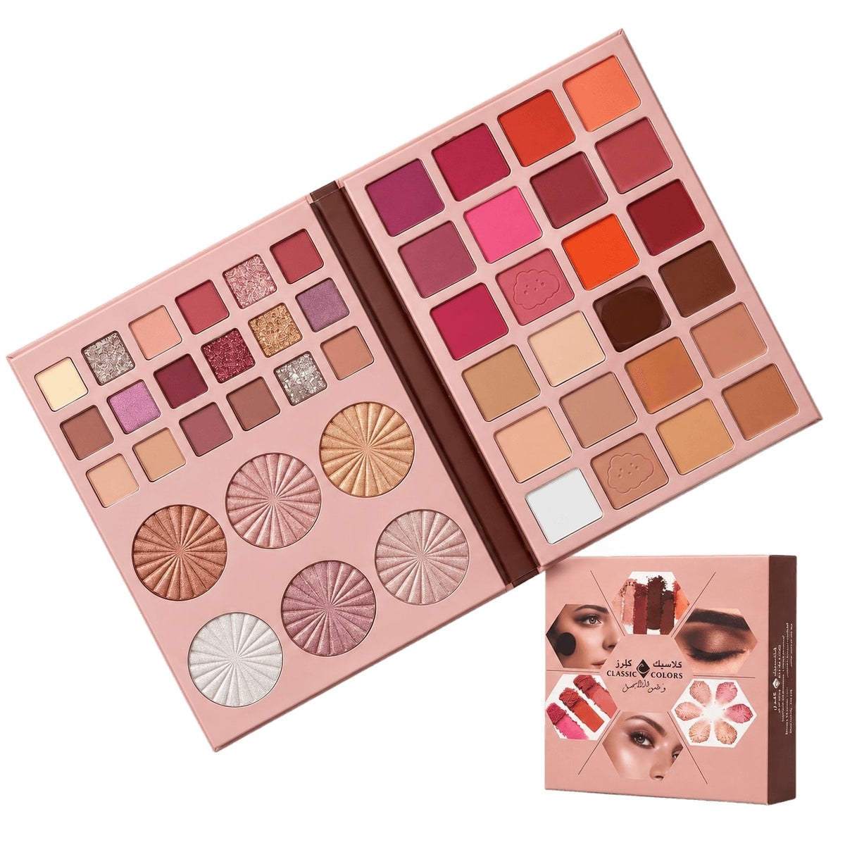 Mocallure Fashion Multipurpose Eyeshadow & Blush & Highlighter & contour pallete