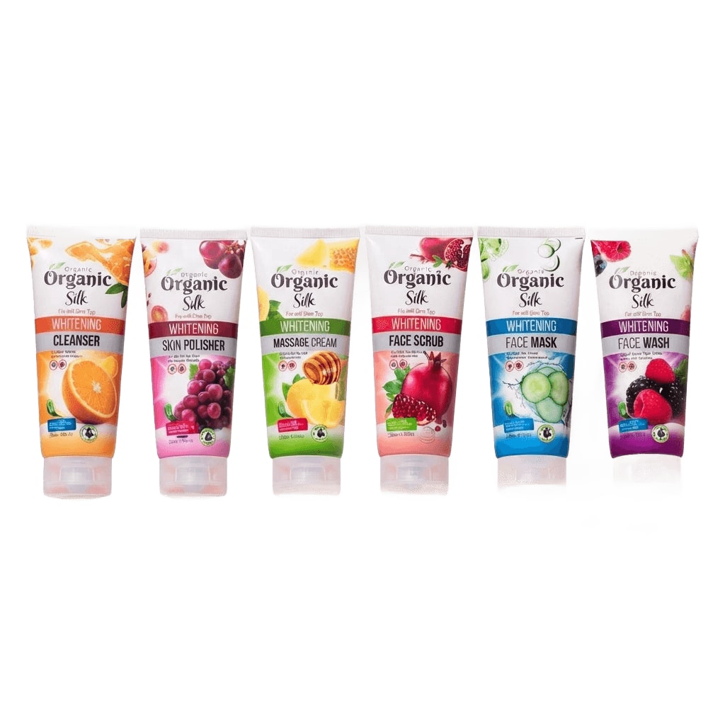 Organic silk facial kit pack of 6