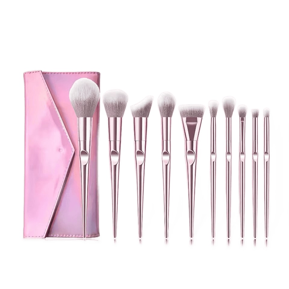 OTWOO 10PC BRUSH SET WITH STORAGE BAG