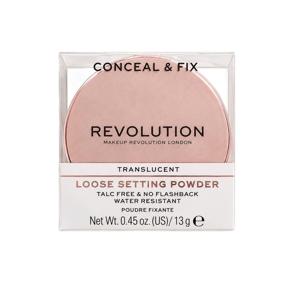 Revolution conceal & fix loose setting powder translucent