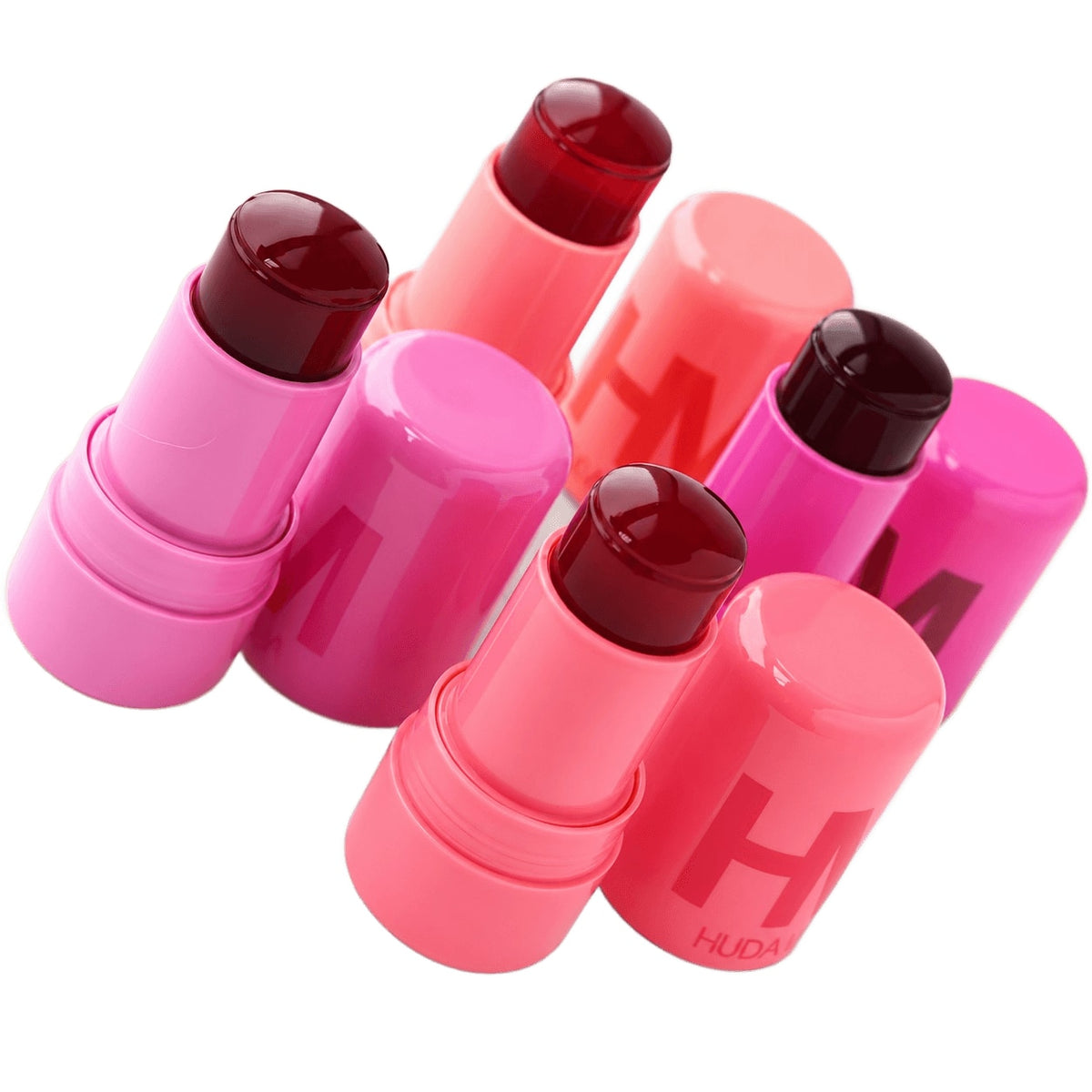 Romantic milk cooling water lip & cheek tint blush pack of 4