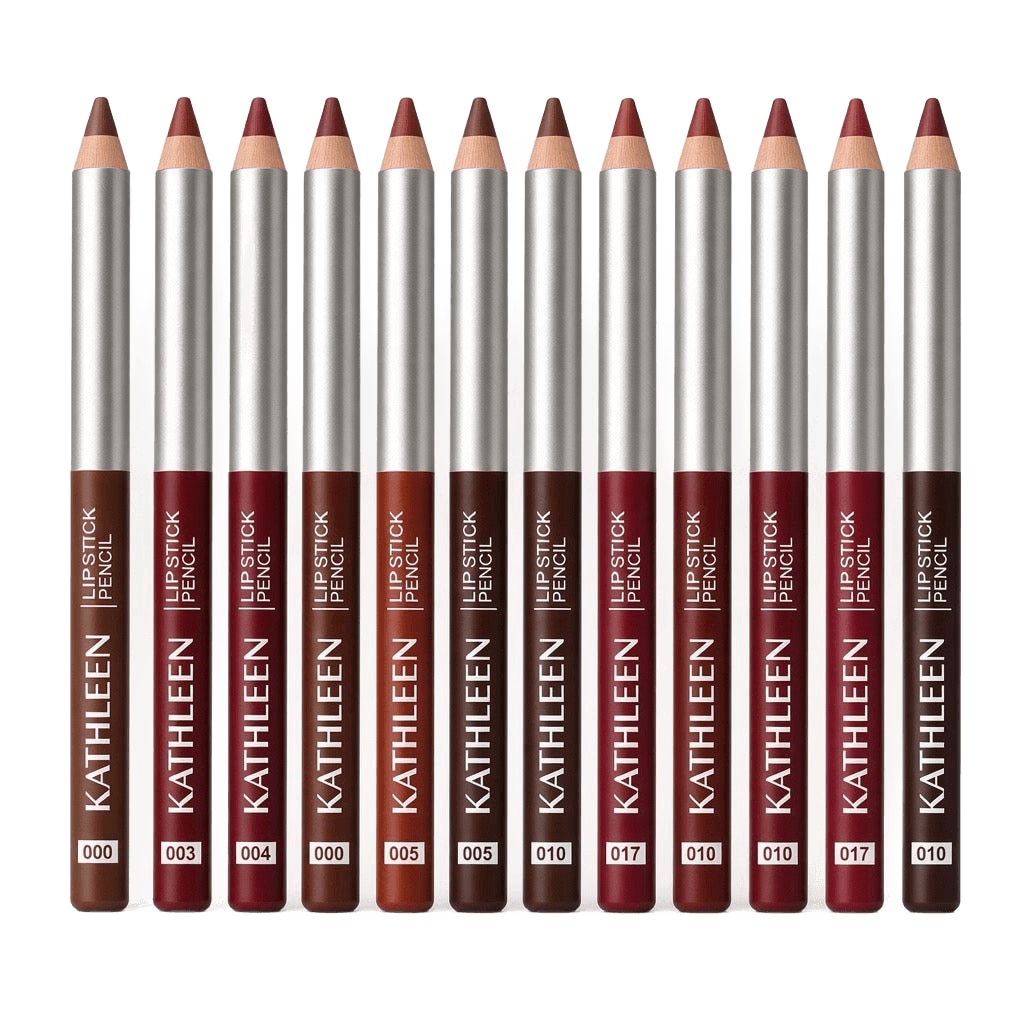 Kathleen 12 Piece Premium Nude Lip Liner Pencils Limited Edition